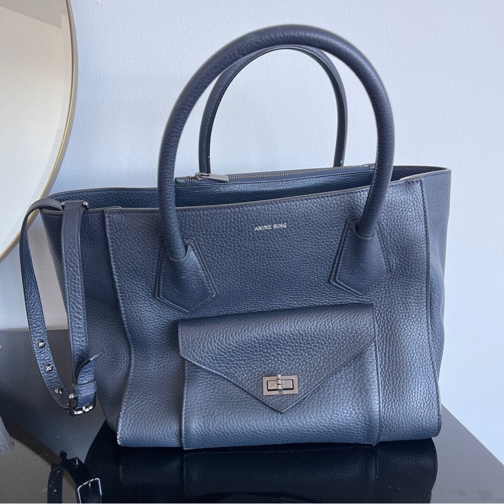 Anine Bing Madison bag navy